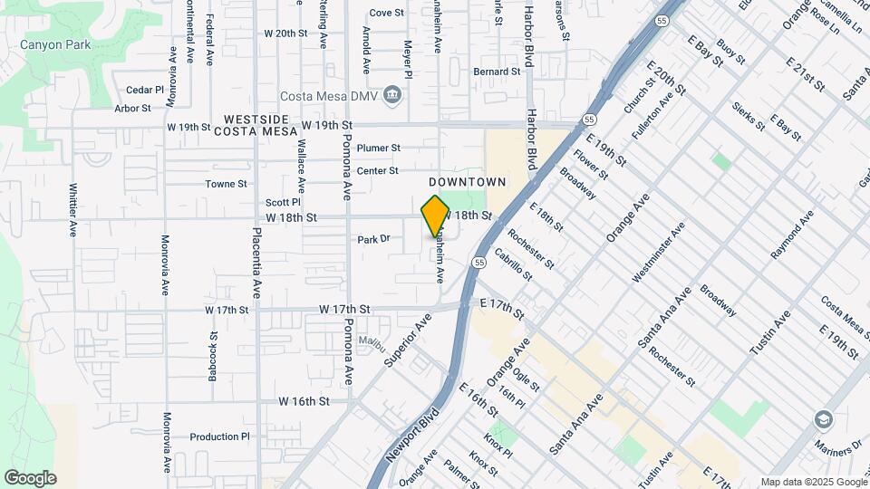 1769 Anaheim Ave Map and Location Details