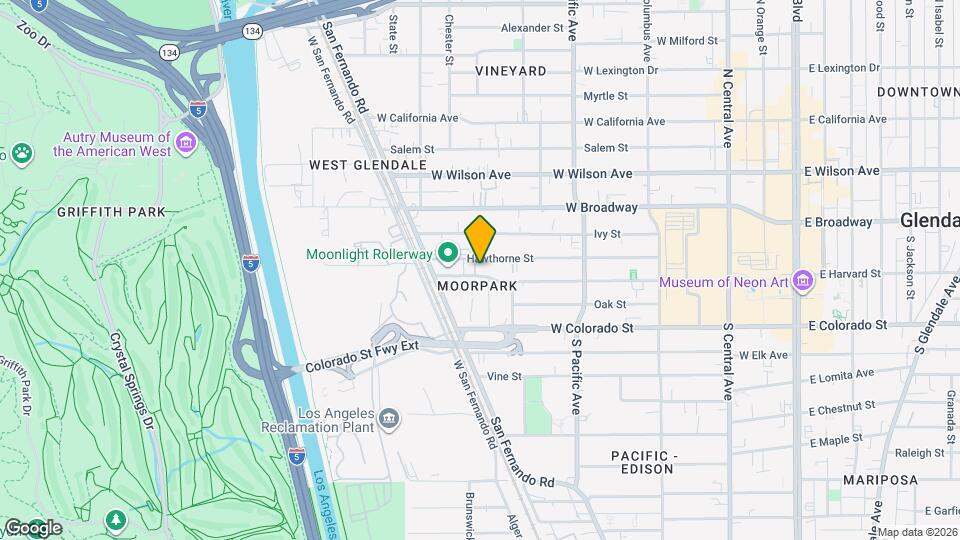 633 W Harvard St Mapa y Detalles de la Ubicación