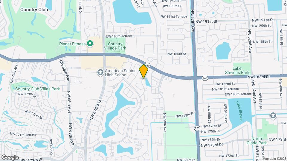 18175 NW 61st Ave Map and Location Details