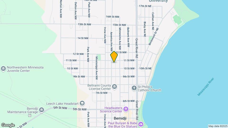 1016 America Ave NW Map and Location Details