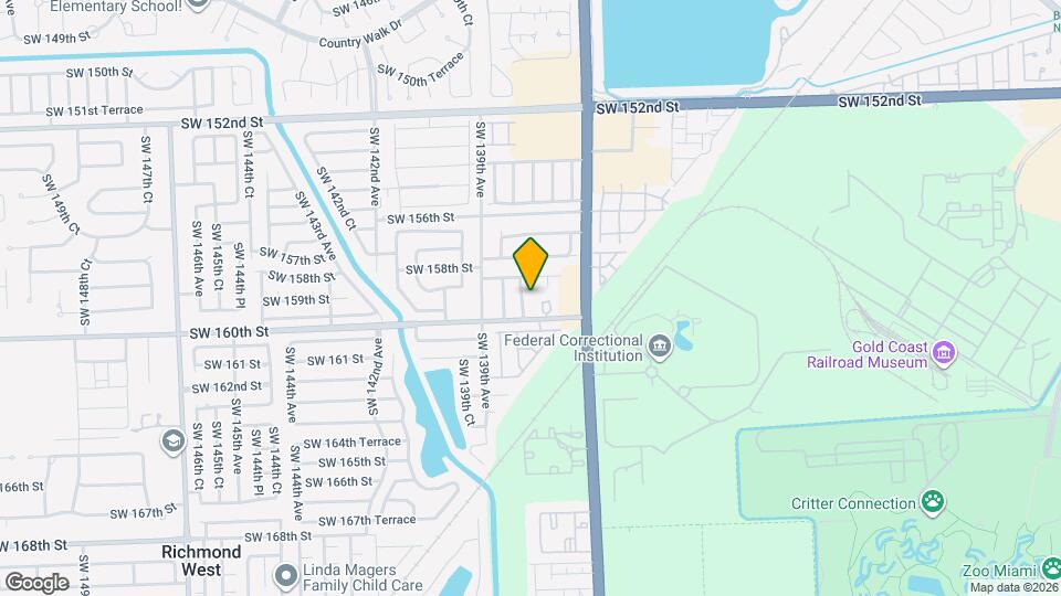 15901 SW 138th Ct Map and Location Details