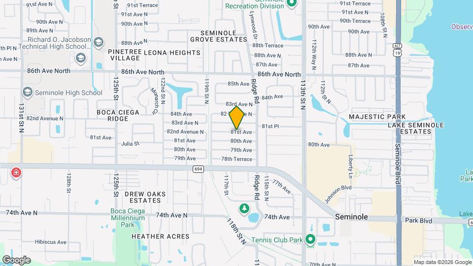11700 81st Ave, Unit 2 Map and Location Details