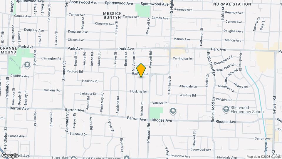 1007 Railton Rd Map and Location Details