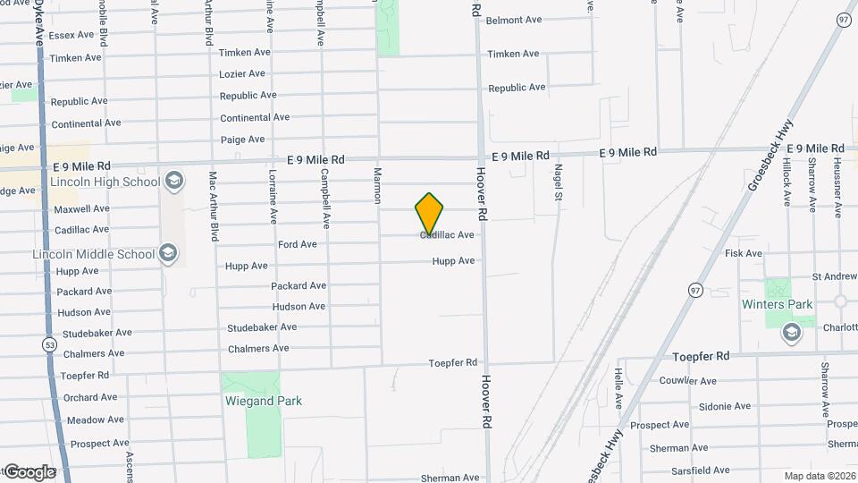 11472 Cadillac Ave Mapa y Detalles de la Ubicación