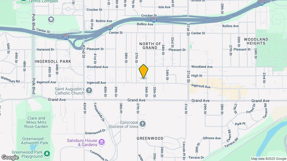 Ingersoll Park Studio Apartments 3607 Map and Location Details