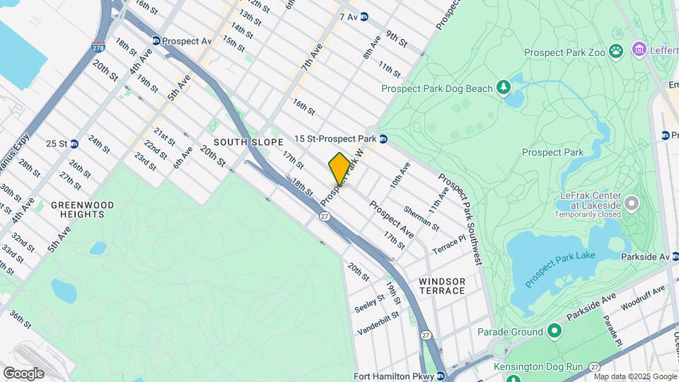 271 Prospect Park W Map and Location Details