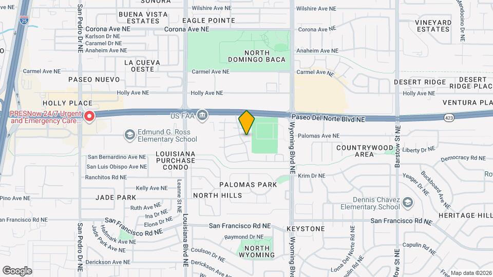 7305 Bobwhite Ln NE Map and Location Details