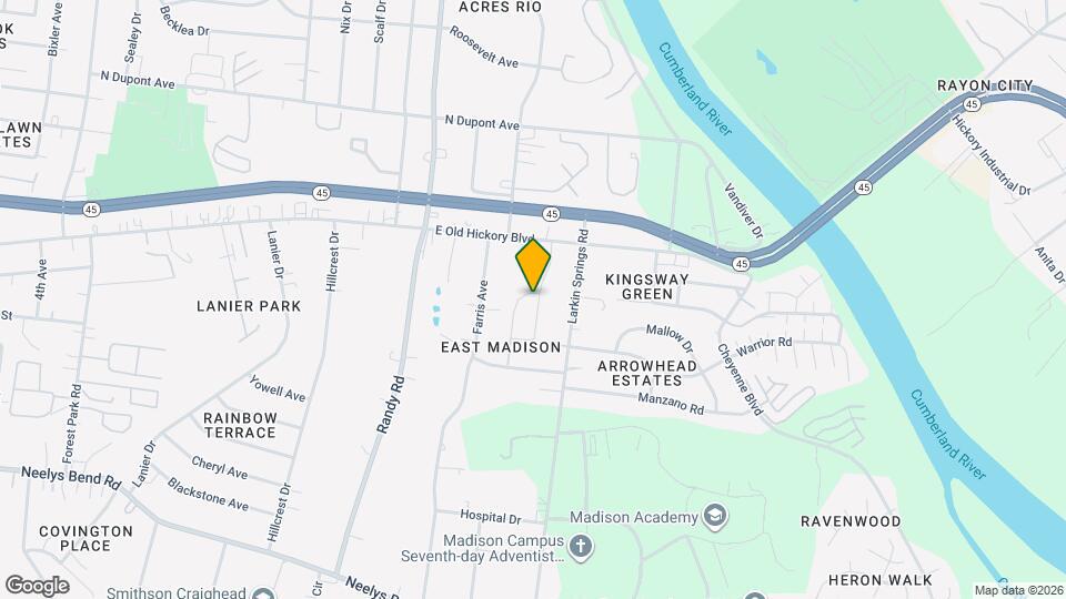 The Orchards Rental Homes Mapa y Detalles de la Ubicación