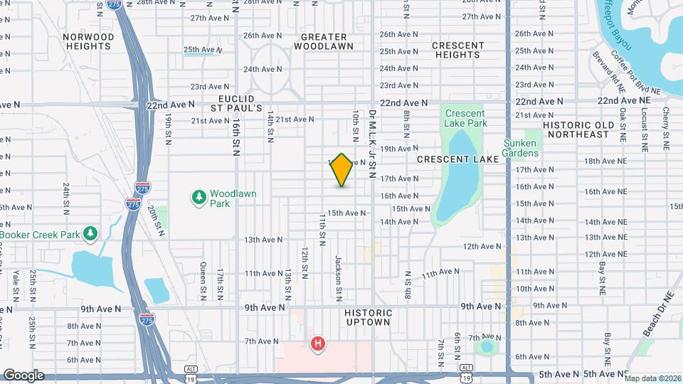 1045 16th Ave N Map and Location Details