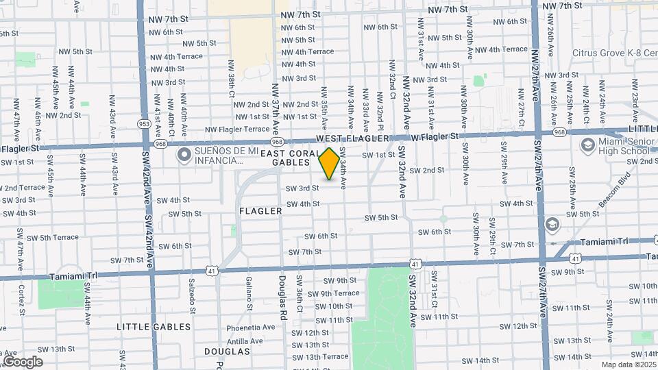 3471 SW 3rd St Map and Location Details