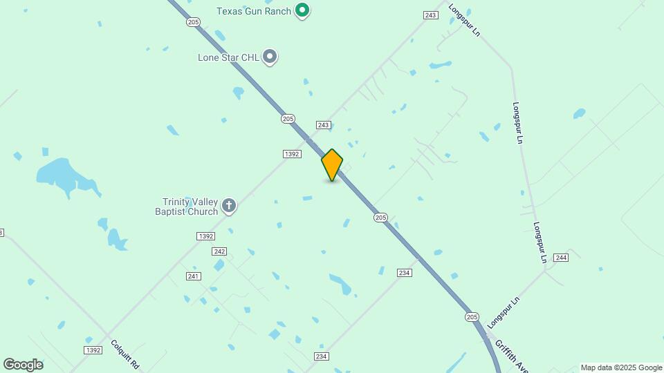 15693 State Highway 205 Map and Location Details