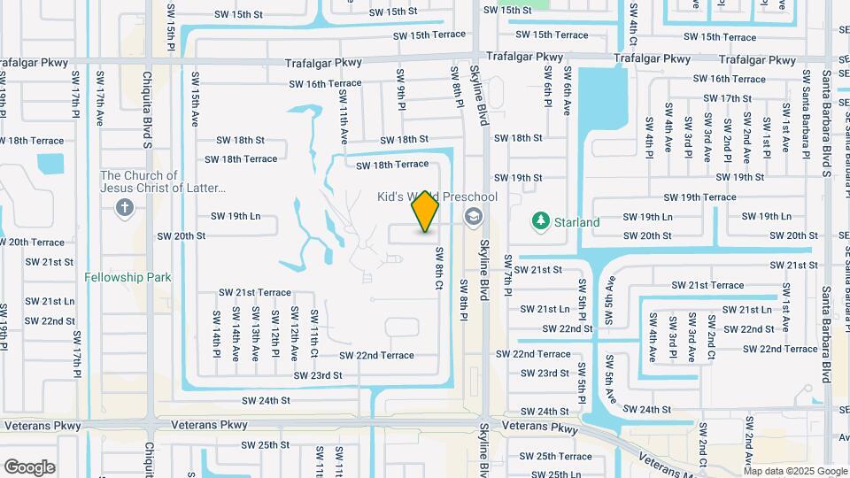 841 SW 20th St Map and Location Details