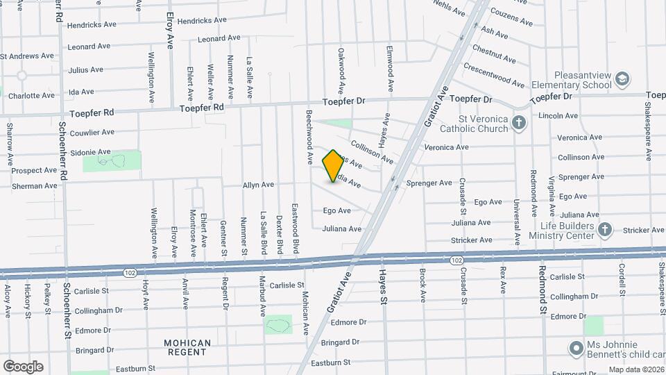 14663 Jacob Ave Map and Location Details