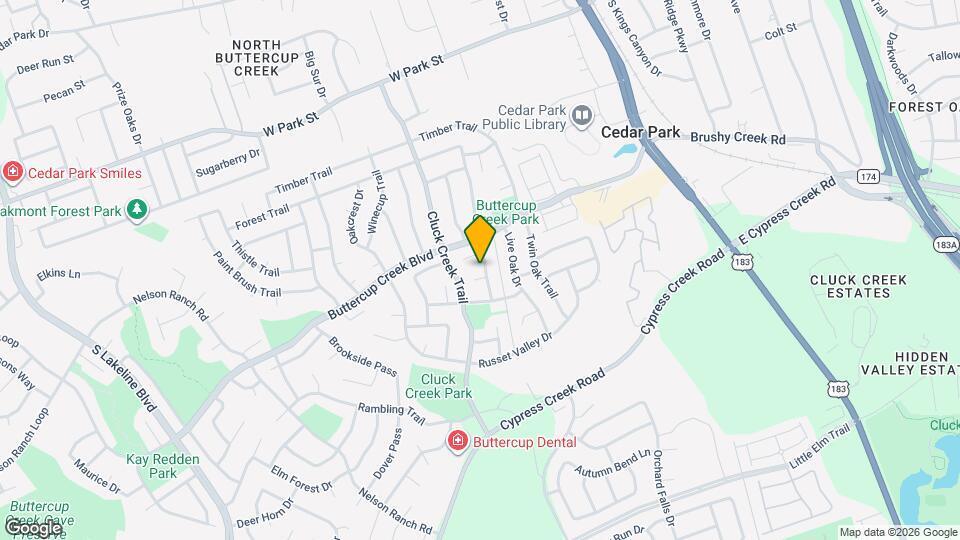 605 Pomegranate Pass Map and Location Details