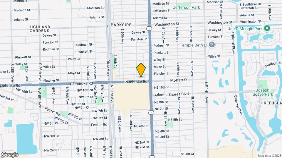 1845 W Pembroke Rd Map and Location Details
