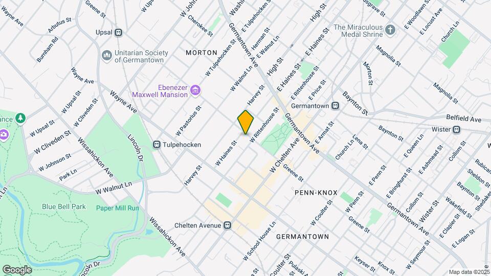 5908-5910 Greene St Mapa y Detalles de la Ubicación
