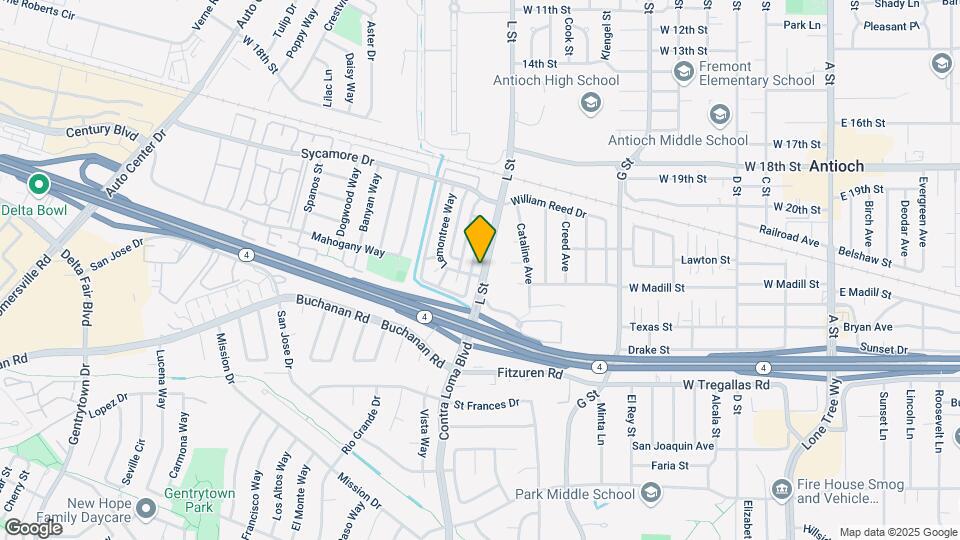 2316 L St Mapa y Detalles de la Ubicación