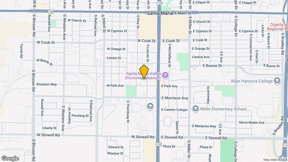 719 S Lincoln St Map and Location Details