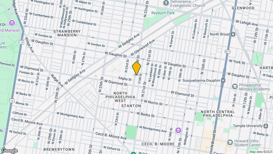 2141 N 22nd St Map and Location Details