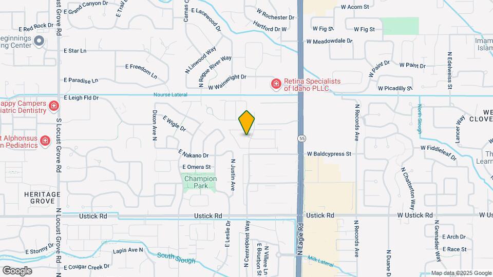 Lovely 3-Story Townhomes in The Brickyard! Map and Location Details