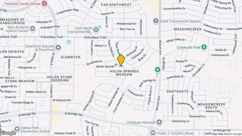 8128 Hulen Park Cir Map and Location Details