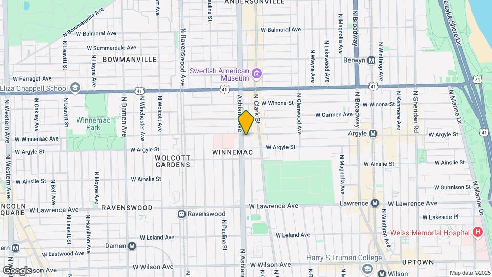 5019 N Ashland Ave Map and Location Details