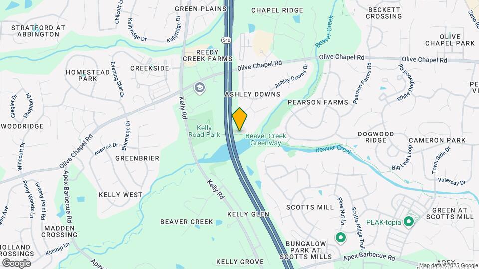 1216 Twelve Oaks Ln Map and Location Details