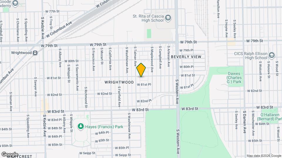 2607 W 81st St Mapa y Detalles de la Ubicación