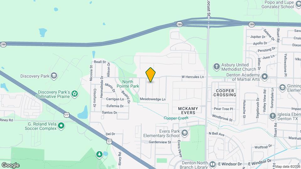 3701 Northpointe Drive Map and Location Details