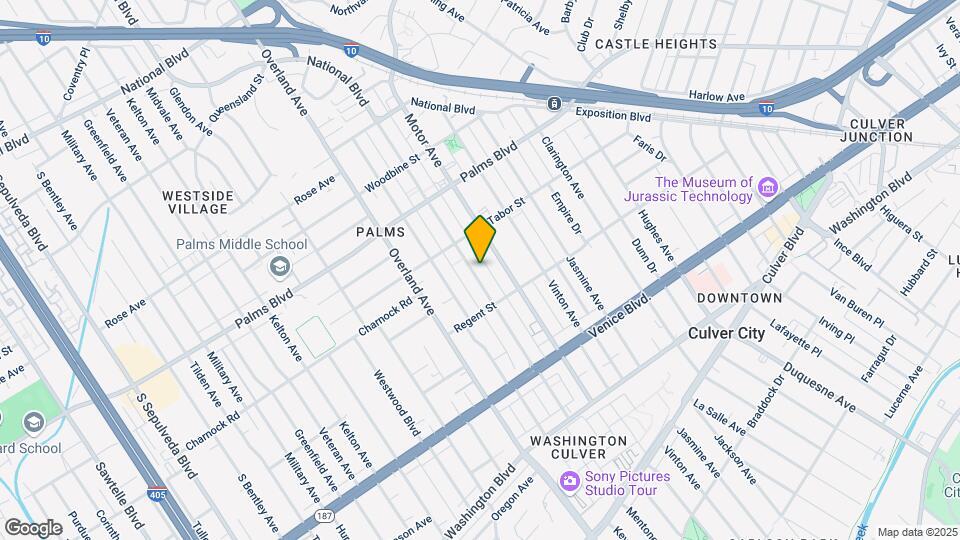 3642-3644 Mentone Ave Mapa y Detalles de la Ubicación
