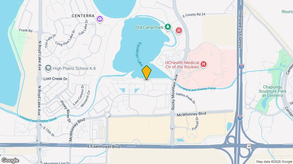 4925 Hahns Peak Dr, Unit 104 Map and Location Details