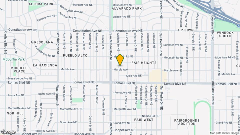 5401 Marble Ave Map and Location Details