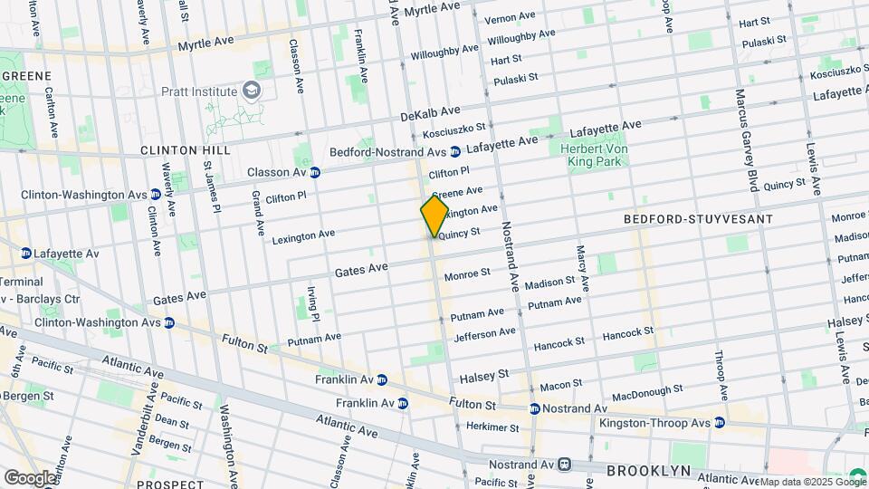 1095 Bedford Ave Map and Location Details