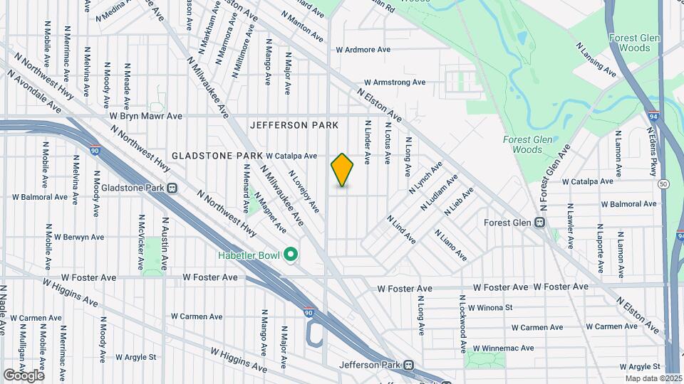 5536 W Balmoral Ave Map and Location Details