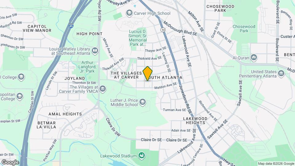 116 Park Ave SE Map and Location Details