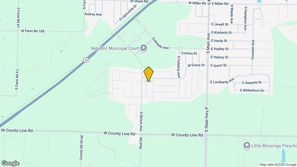 1324 S Normandy Ave Map and Location Details