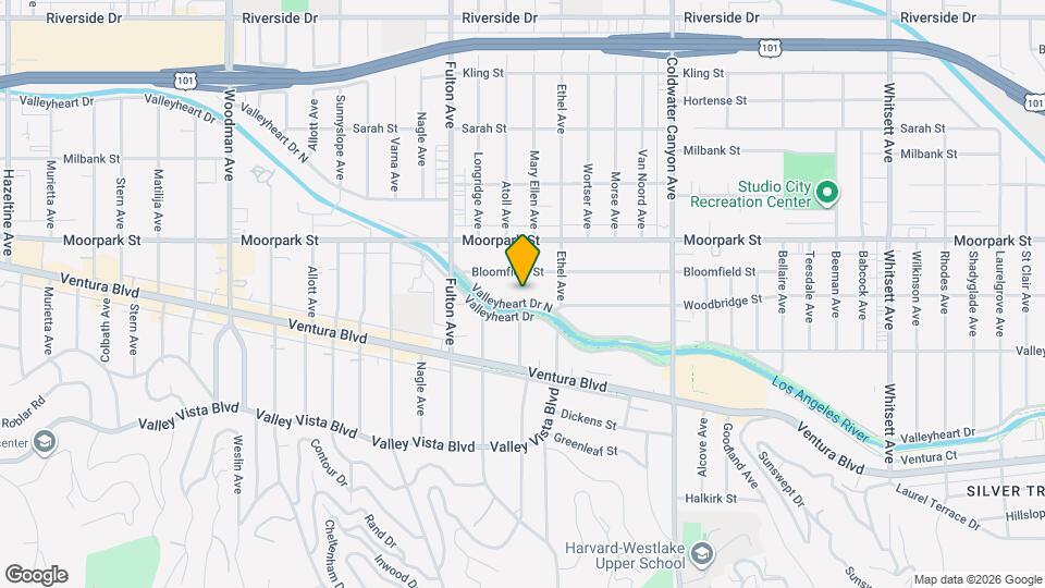 13143 Valleyheart Dr Map and Location Details