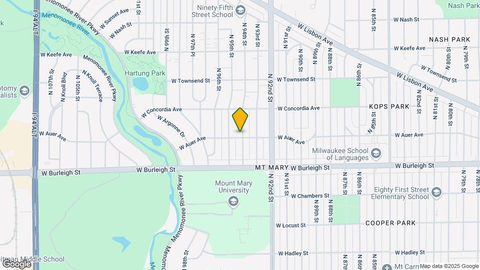 3203 N 94th St Map and Location Details