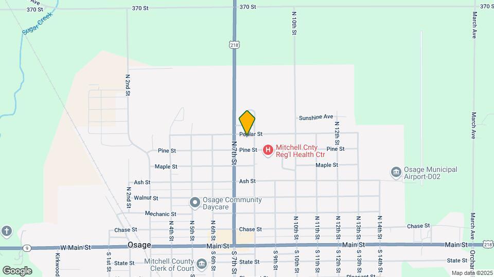 720 Poplar St Map and Location Details