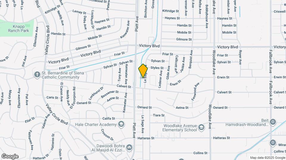 6155 Le Sage Ave Map and Location Details