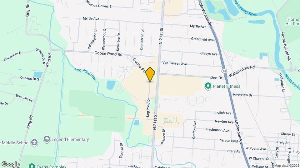 1410 Log Pond Dr Mapa y Detalles de la Ubicación