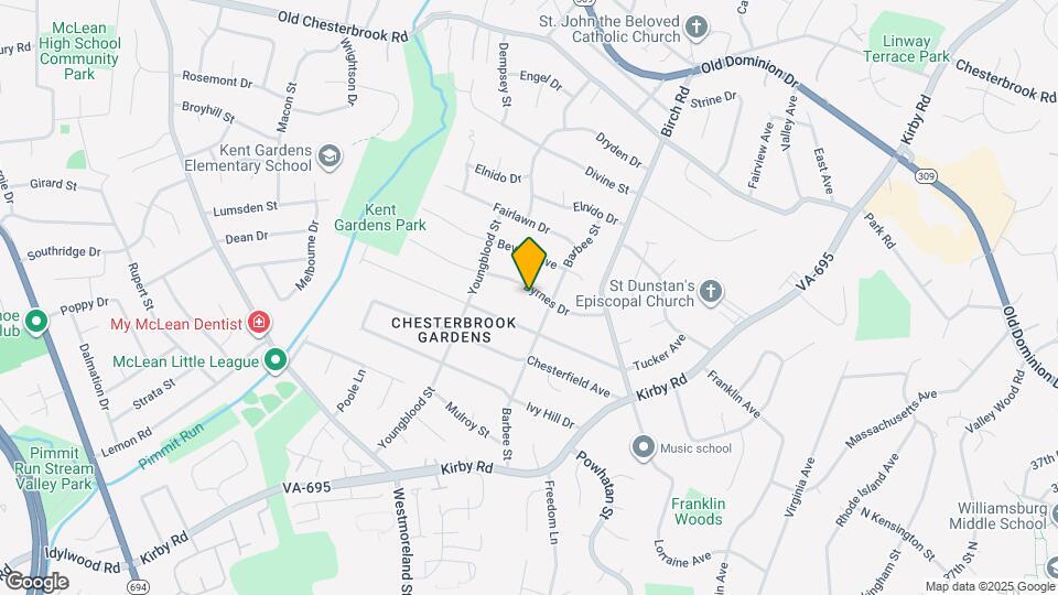 6519 Byrnes Dr Map and Location Details