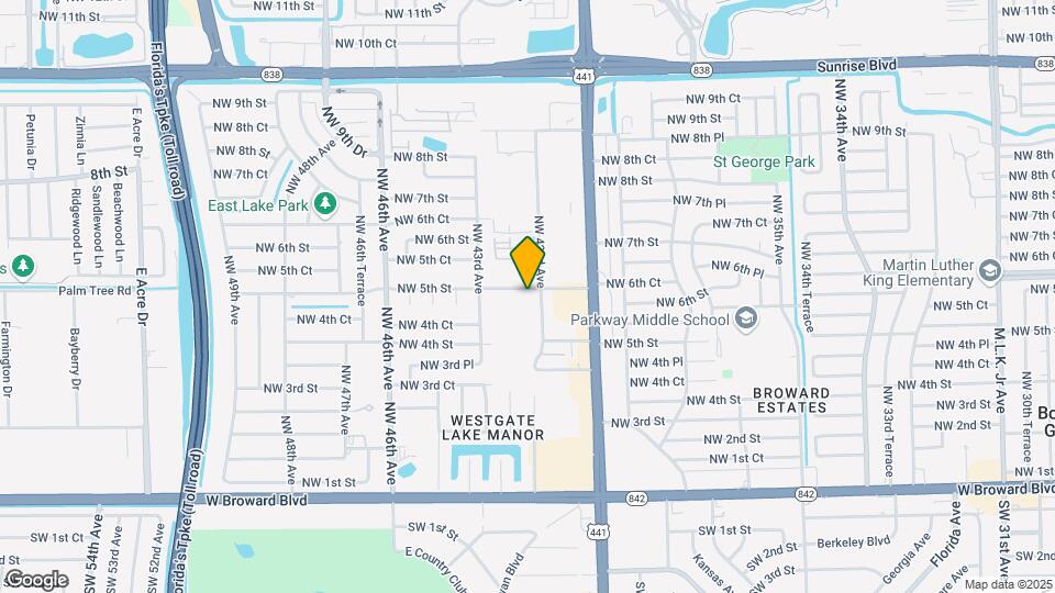 491 NW 42nd Ave Map and Location Details