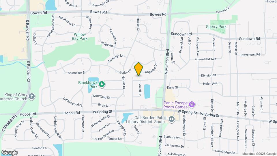 1236 Sandhurst Ln Map and Location Details