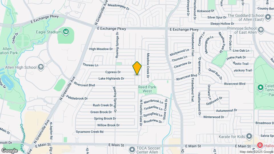 600 Spring Willow Dr Map and Location Details