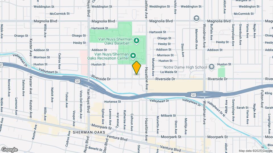 14141 Riverside Dr Map and Location Details