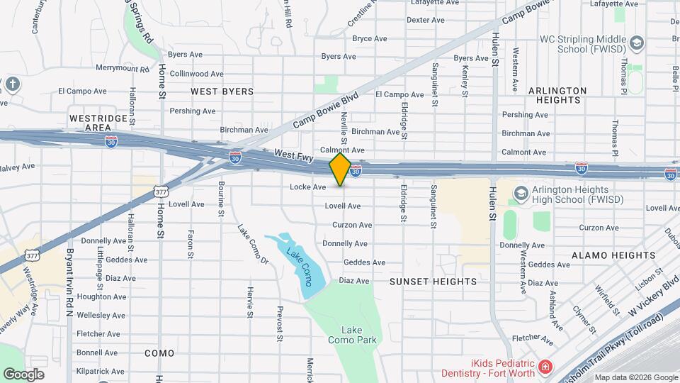 5101 Locke Ave Map and Location Details