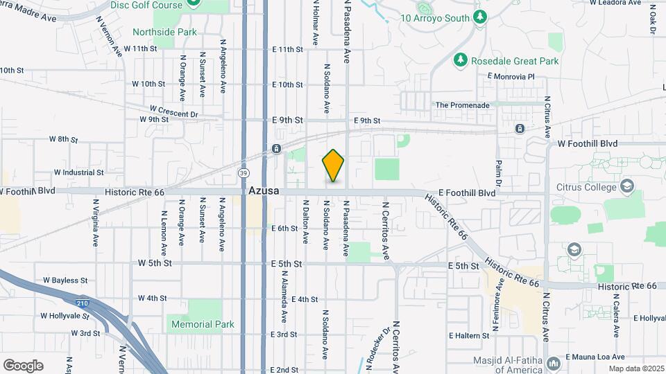 415 E Foothill Blvd Map and Location Details