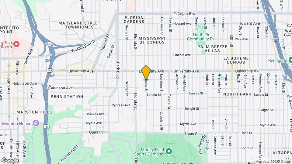 3776 Alabama St, Unit C308 Map and Location Details