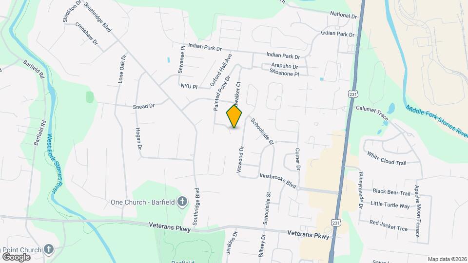 916 Coolidge Ct Map and Location Details